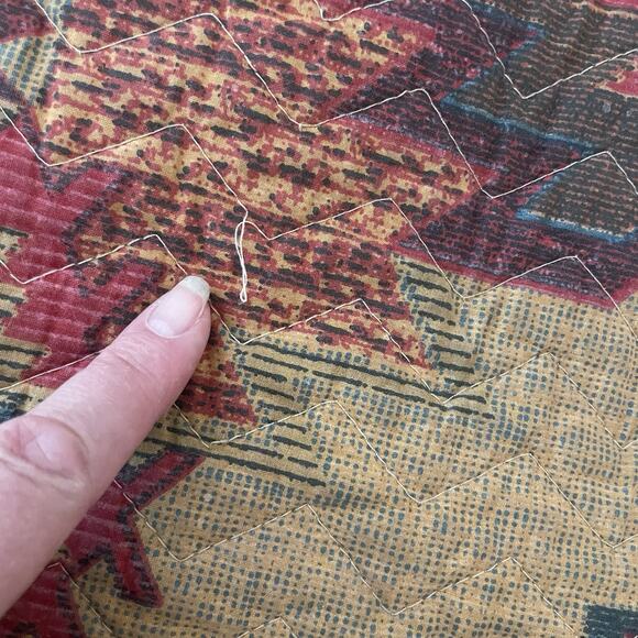 Scent-Sation Santa Fe 3 Pc Bedding Set Full/Queen Quilt 2 Standard Shams Aztec - Picture 8 of 9